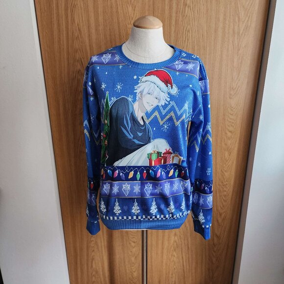 Jujutsu Kaisen Anime Satoru Gojo Ugly Sweater Jujutsu Kaisen Anime Sweater - Picture 1 of 7